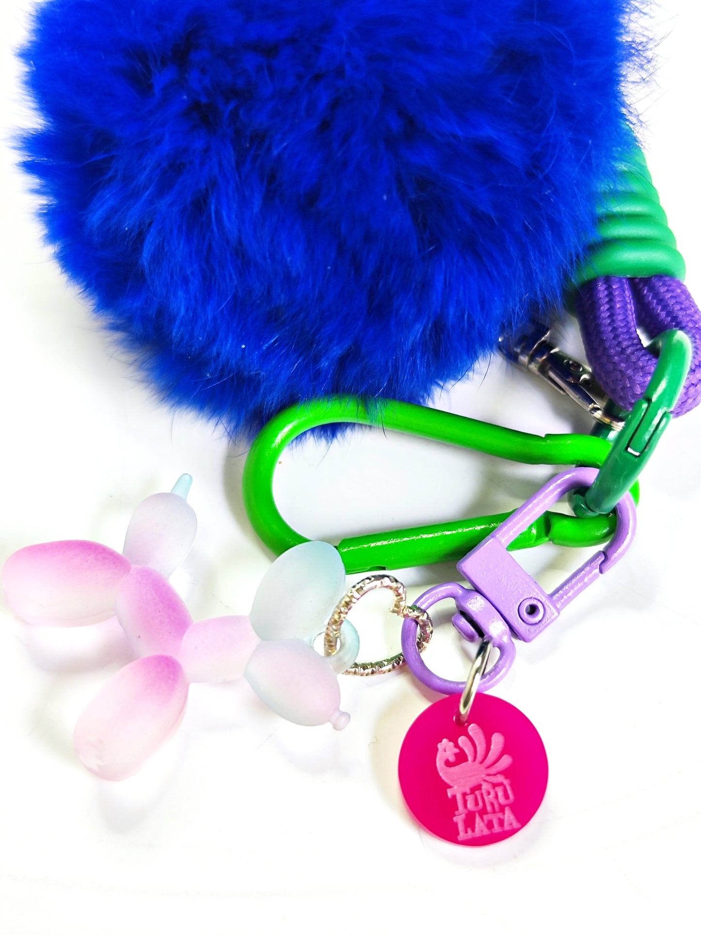 charm POMPON AZUL AÑIL