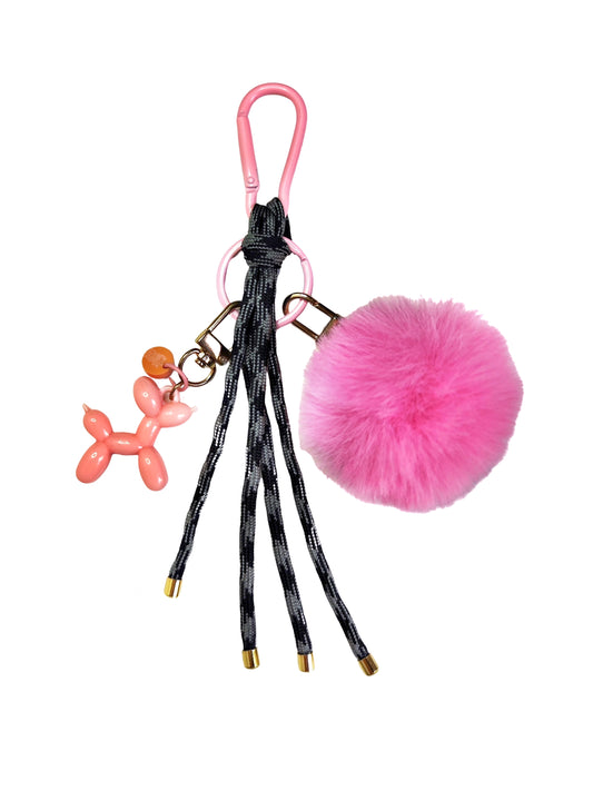 charm POMPON ROSA CHICLE