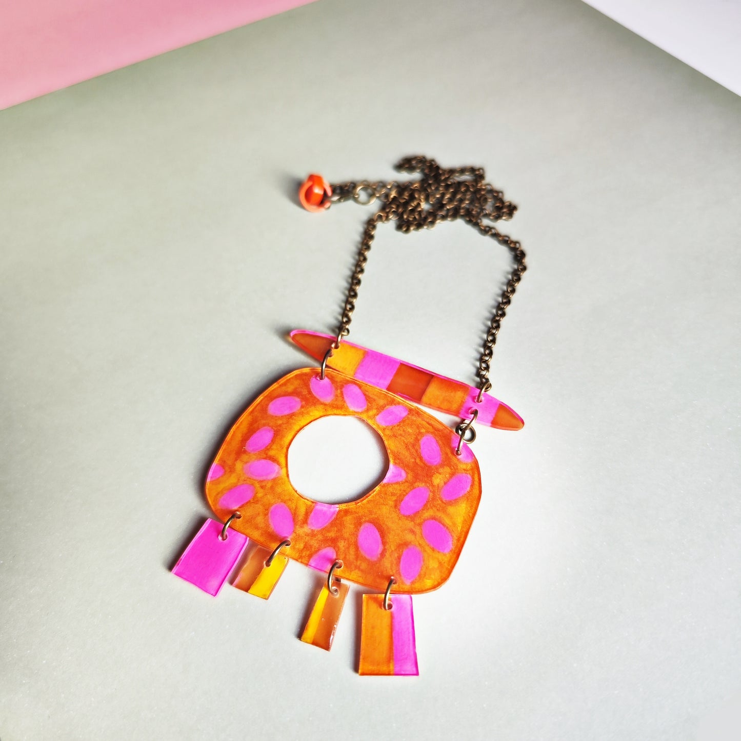 PEPITAS fucsia / collar