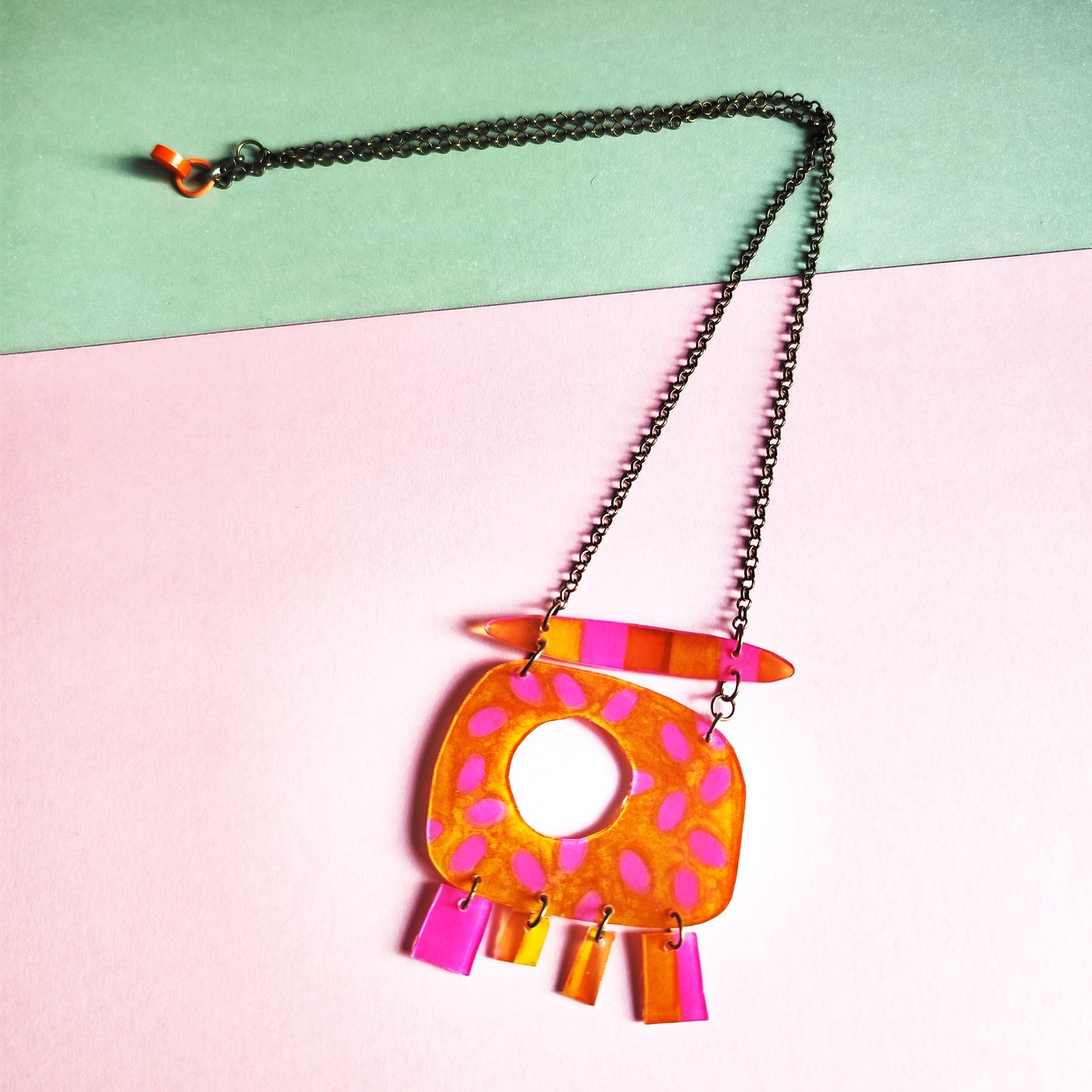 PEPITAS fucsia / collar