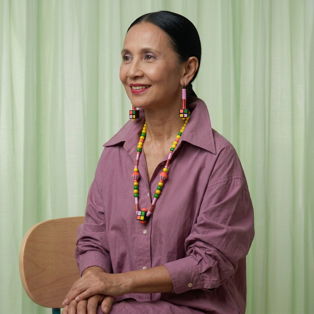 Sentada de lado