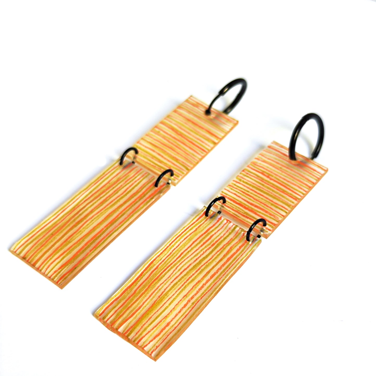 VICHY RECTANGULAR NARANJA