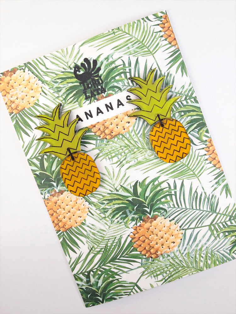 pendientes ANANAS - turulata