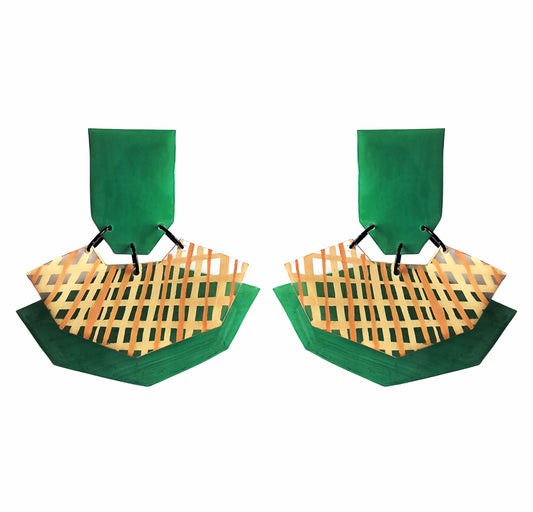 ANGELIKI verde agua/cesta