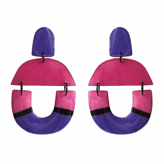 SOPLO morado/fucsia