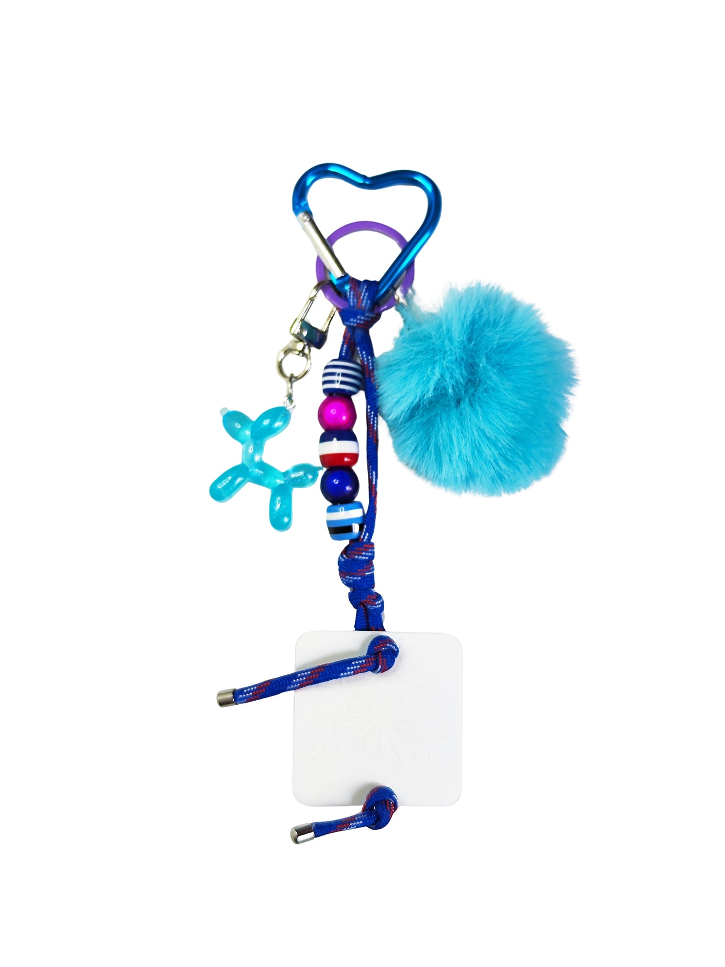 charm POMPON AZUL TURQUESA