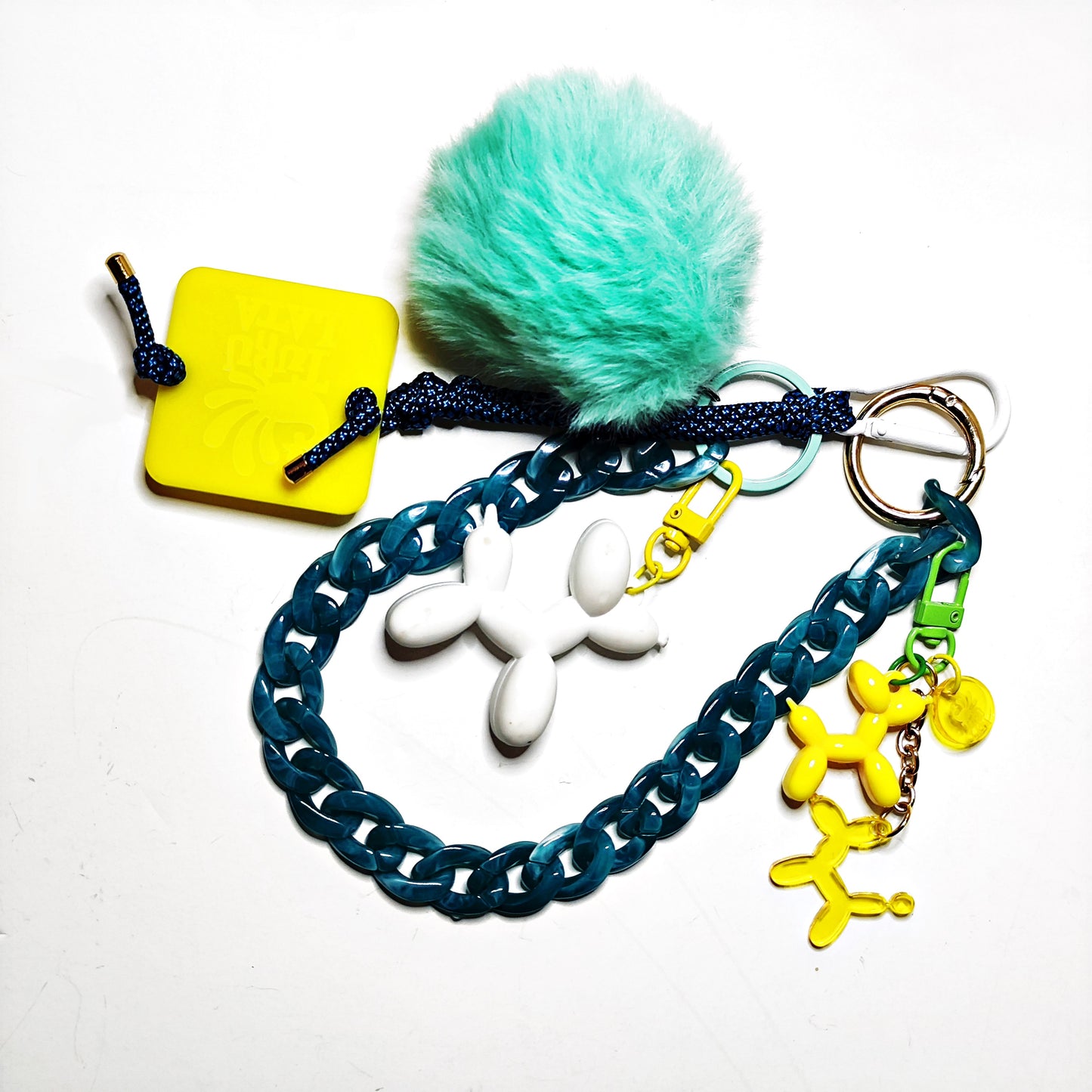 charm BALLOON DOG EXTENSIBLE cadena verde