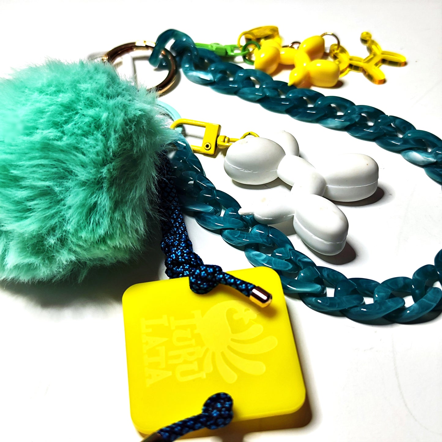charm BALLOON DOG EXTENSIBLE cadena verde