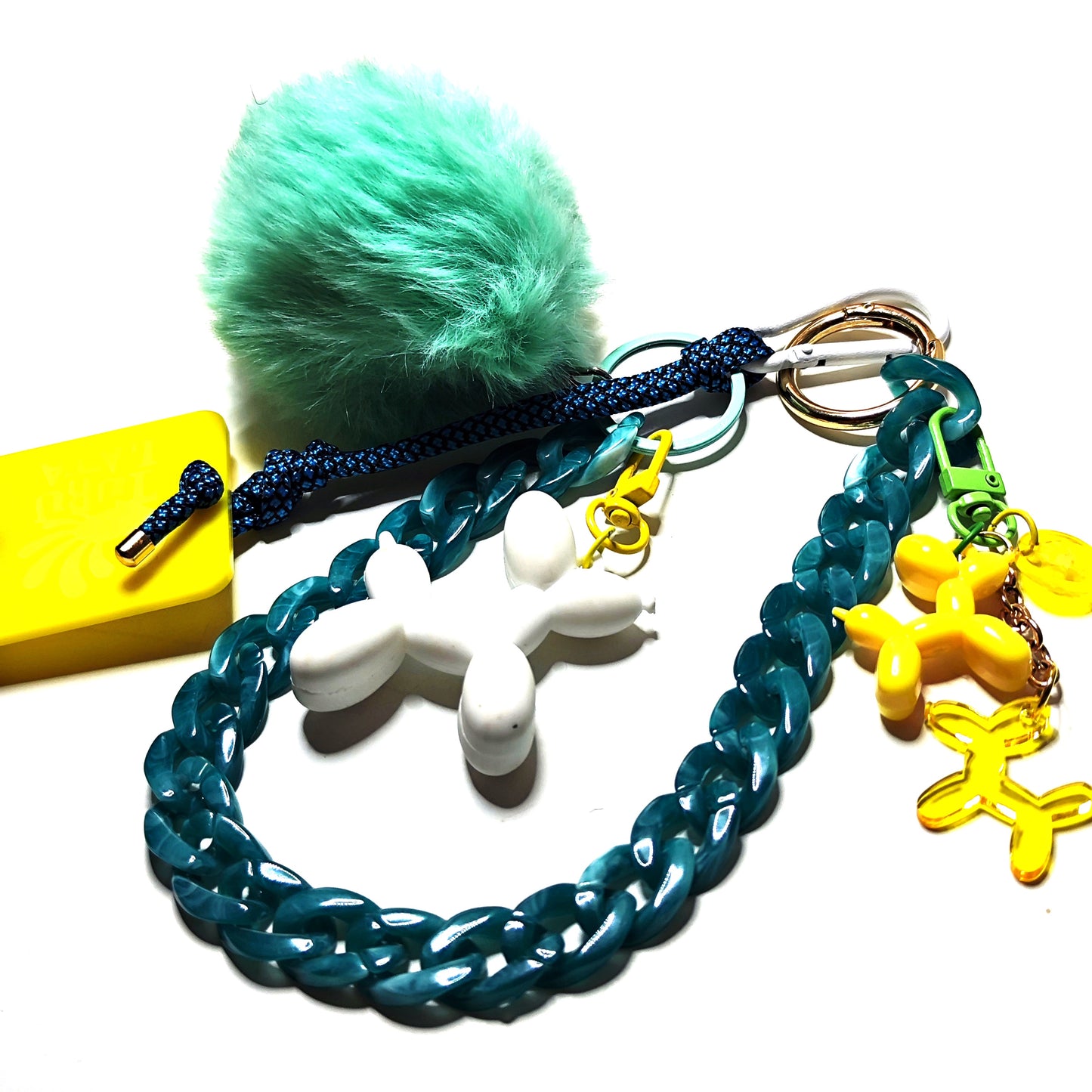 charm BALLOON DOG EXTENSIBLE cadena verde