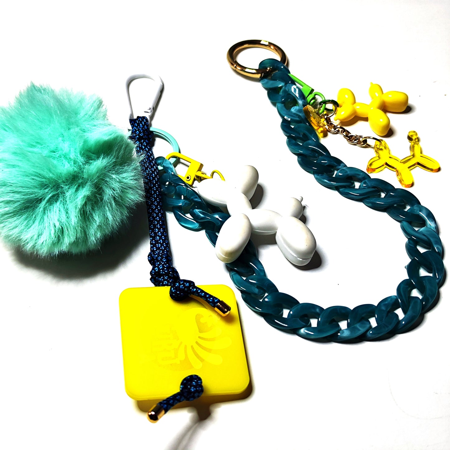 charm BALLOON DOG EXTENSIBLE cadena verde
