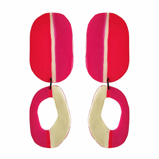 CAFETAL Fucsia/Beige/Rojo