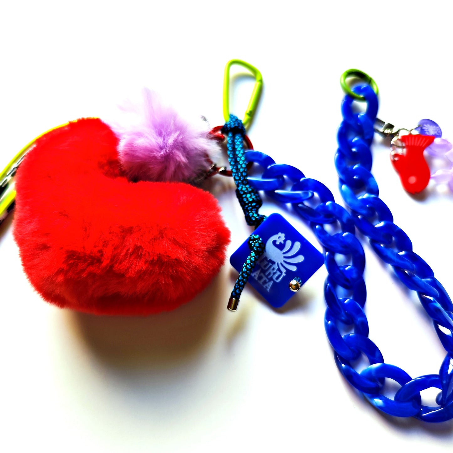 charm CORAZON PELUCHE ROJO EXTENSIBLE