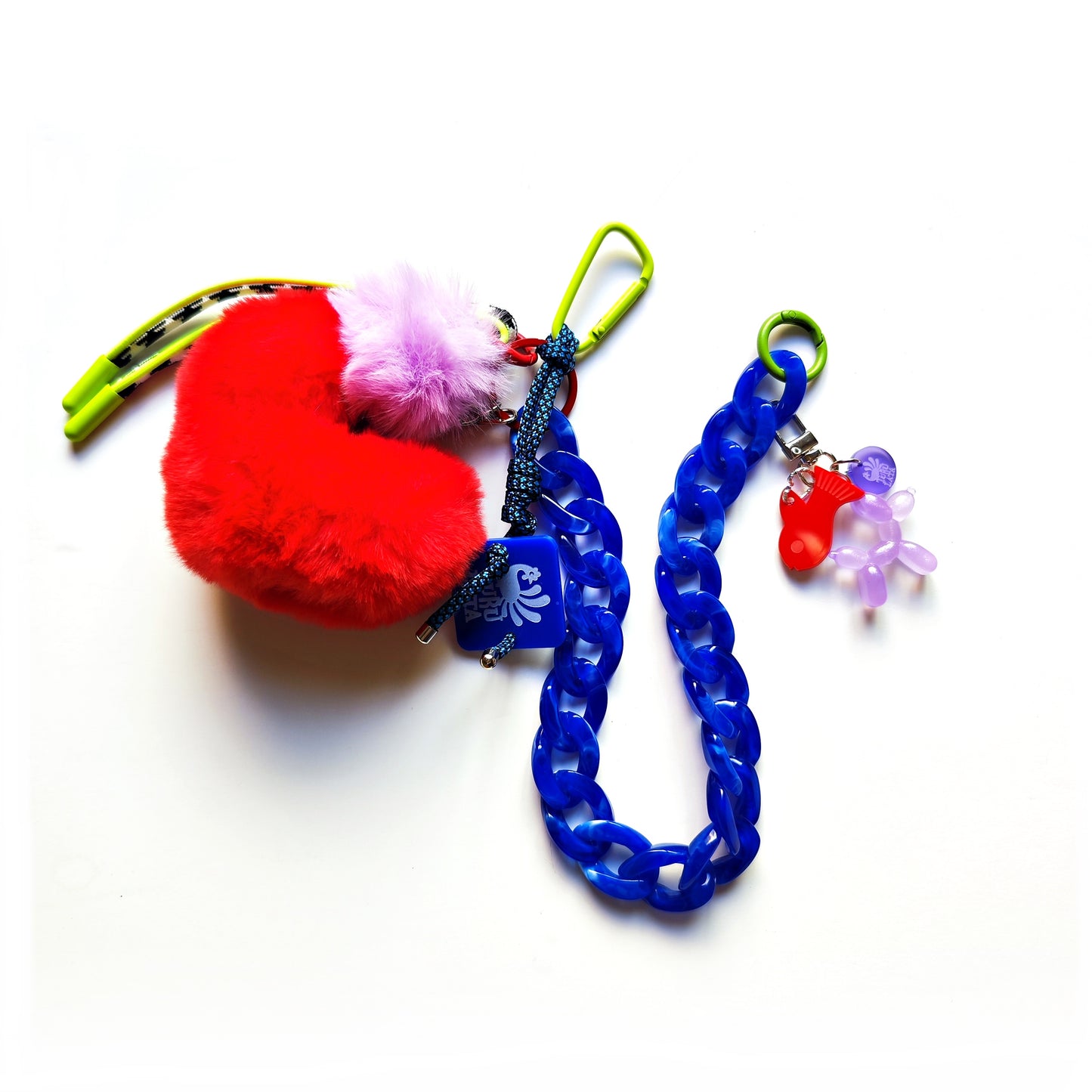 charm CORAZON PELUCHE ROJO EXTENSIBLE