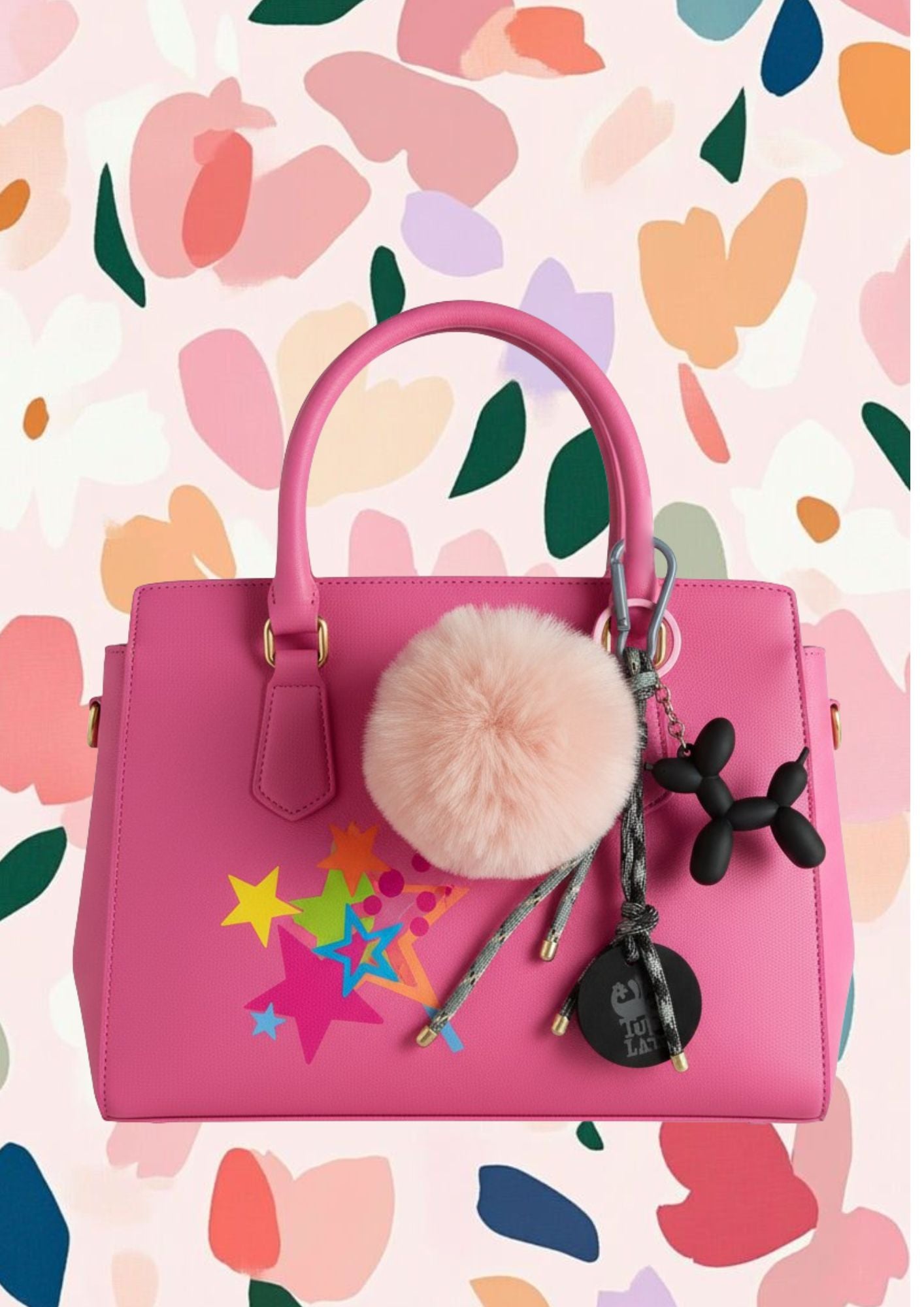 charm POMPON ROSA CLARO