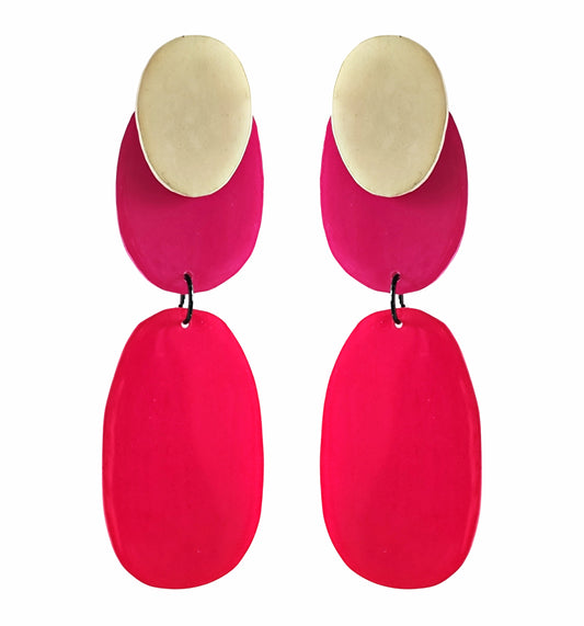 TROPICANA Beige-Fucsia-Rojo