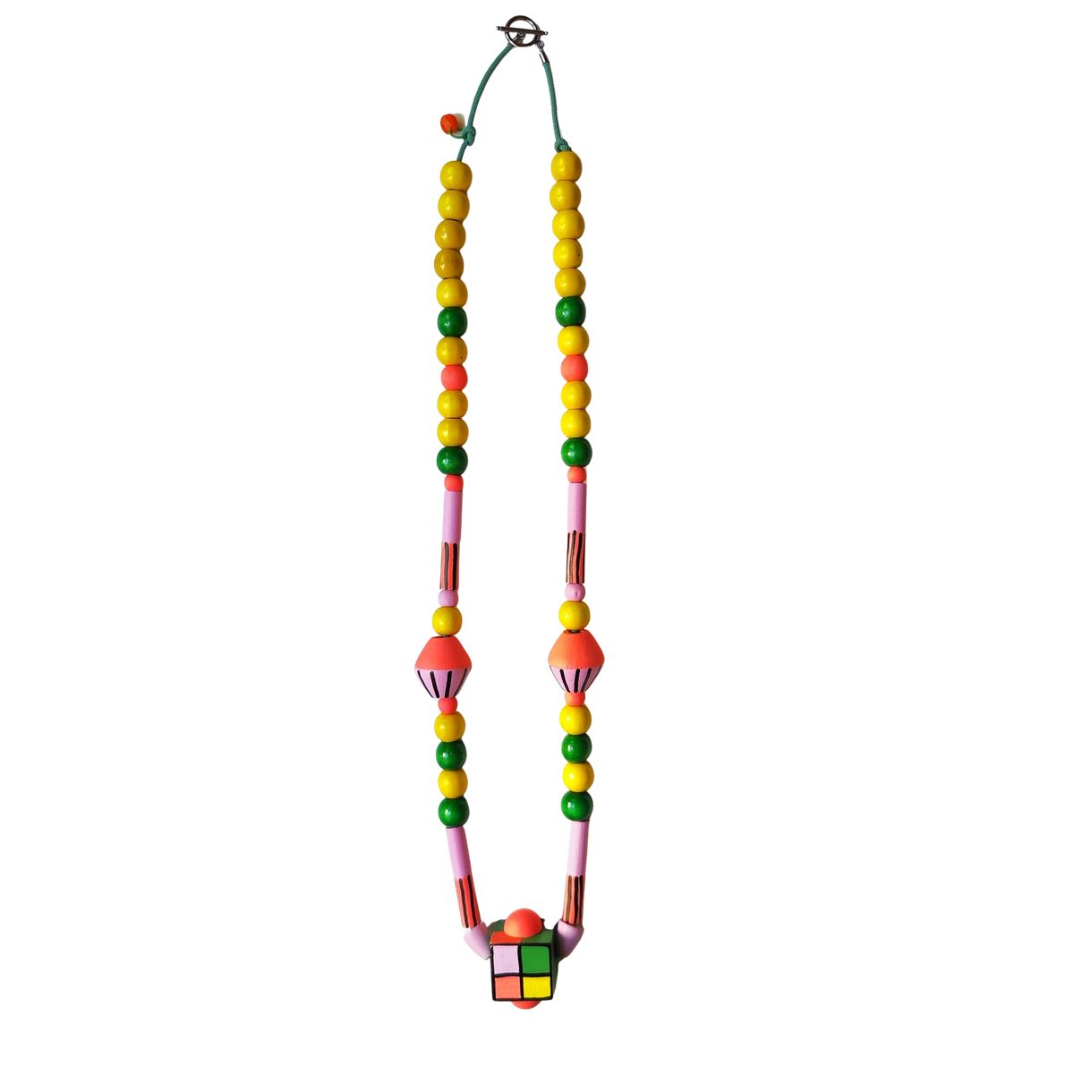 Collar largo FOLK RUBIK