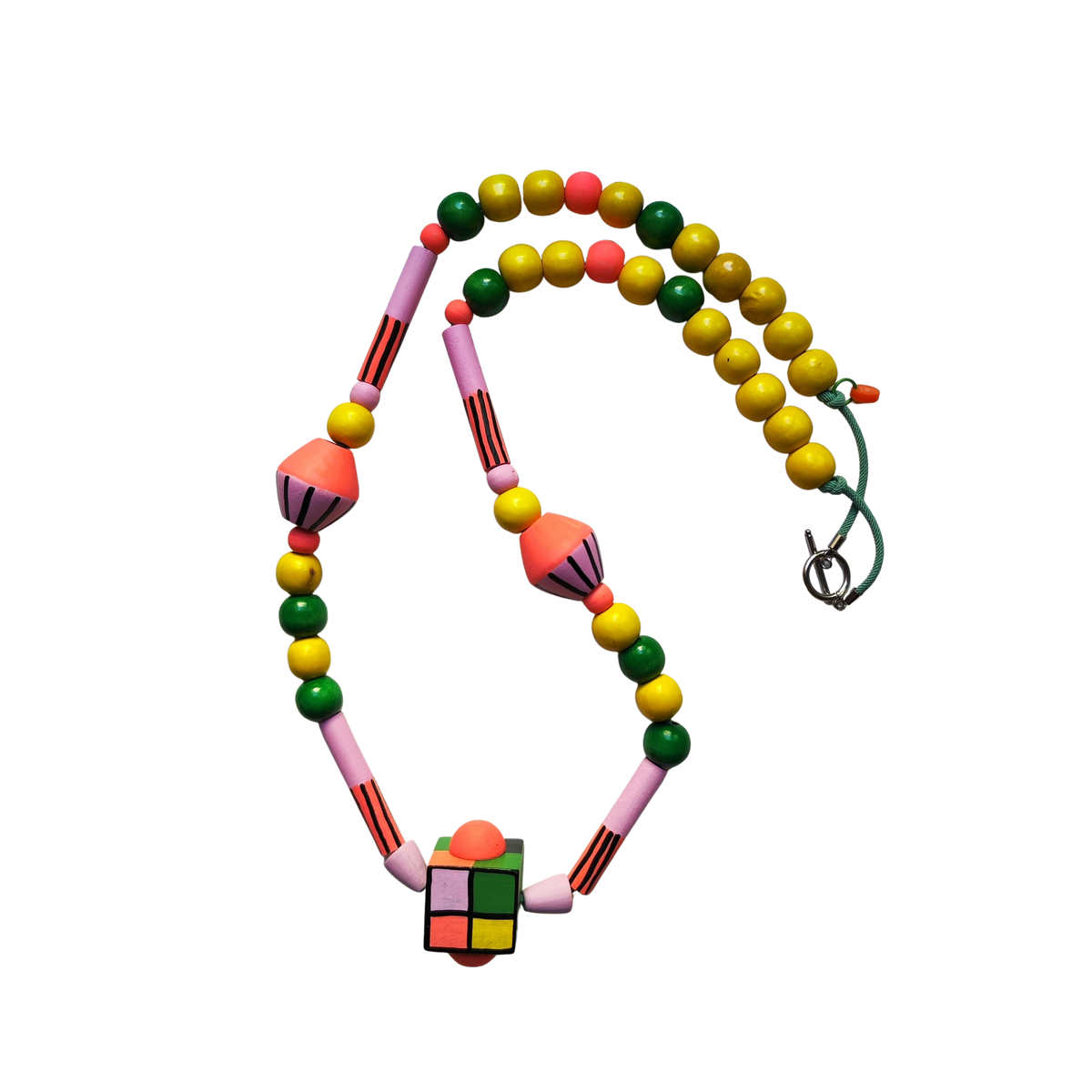 Collar largo FOLK RUBIK
