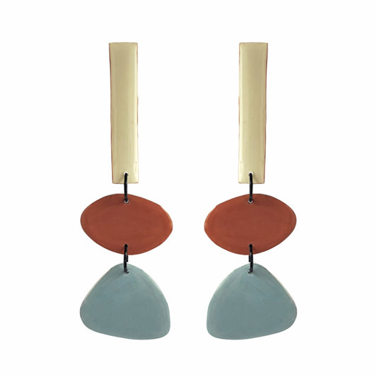 BARKIA tricolor Beige/Marrón/Gris