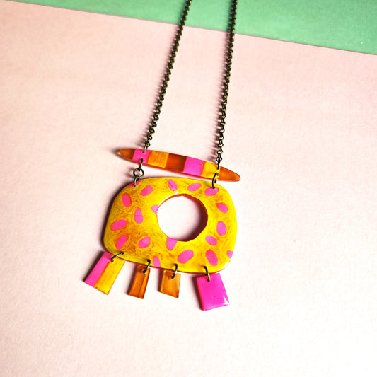 PEPITAS fucsia / collar