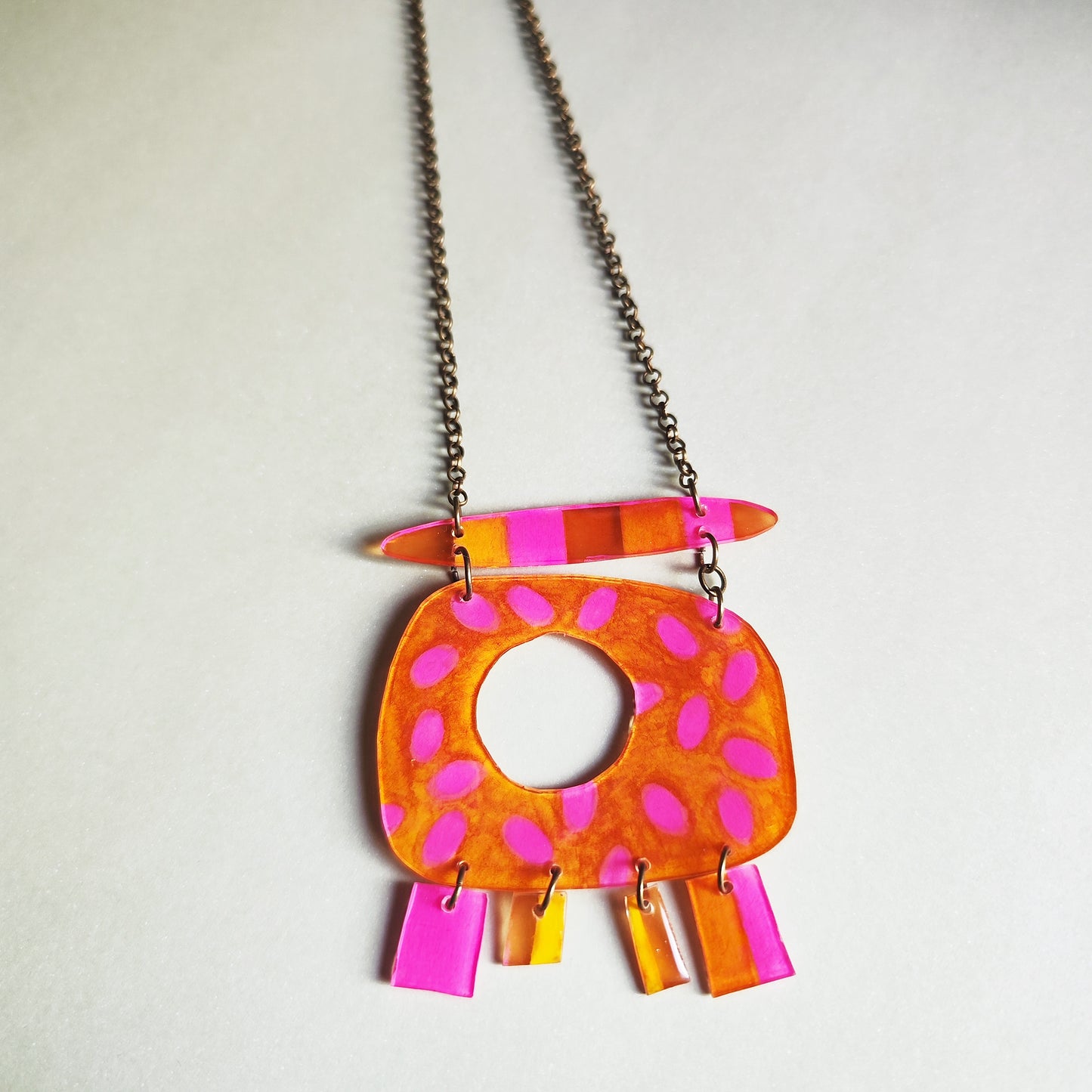 PEPITAS fucsia / collar
