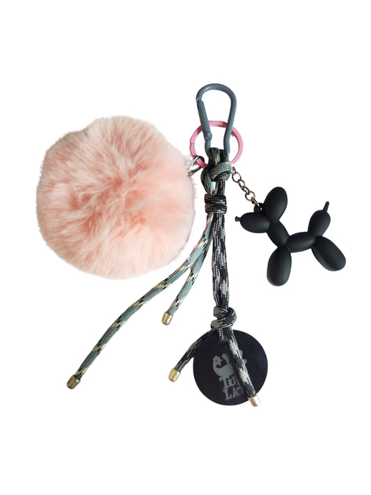 charm POMPON ROSA CLARO