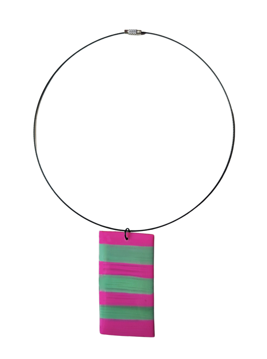 collar aro LEVANTE fucsia