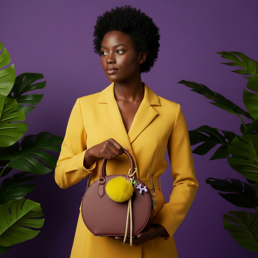 charm POMPON MOSTAZA