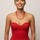 Collar de corazones - imagen editorial vertical