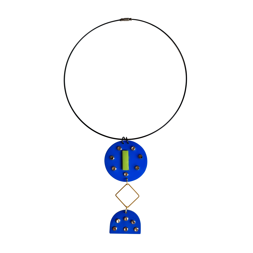 collar NOVA azul