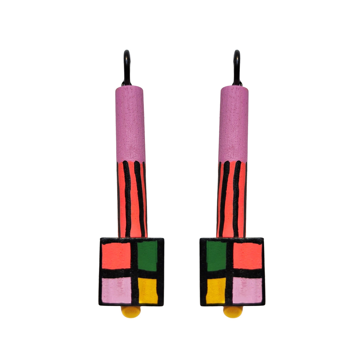 Pendientes FOLK RUBIK