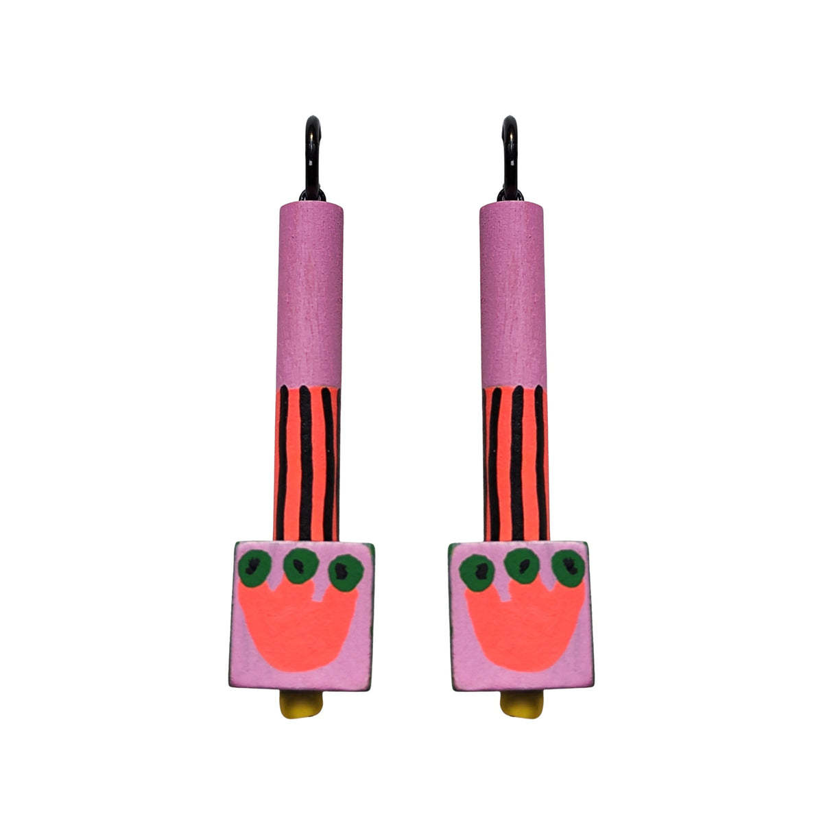 Pendientes FOLK CACTUS