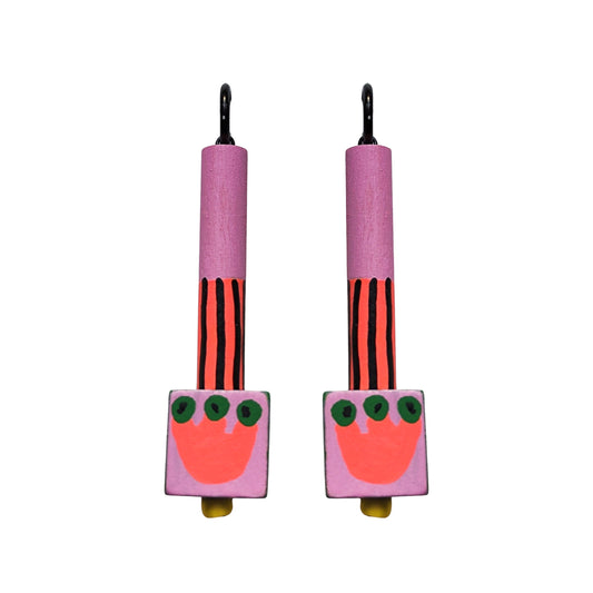 Pendientes FOLK CACTUS