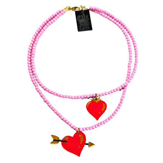 collar DOBLE CORAZON