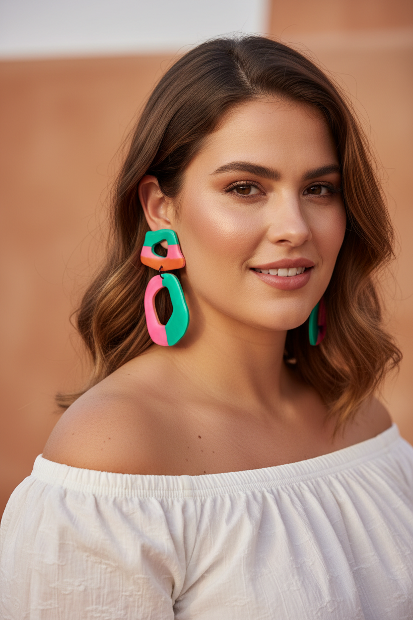 Lifestyle earring shot 1