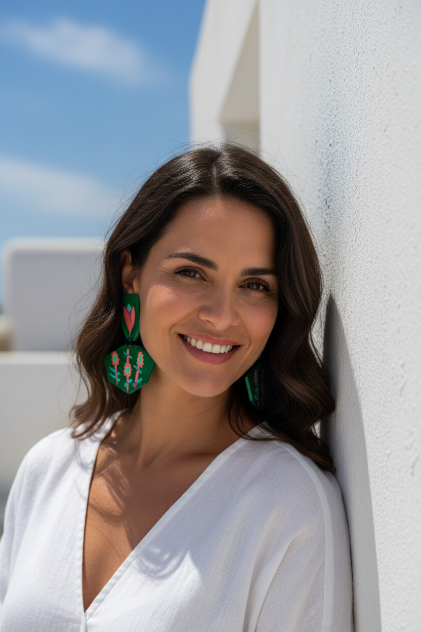 Modelo primer plano Mykonos
