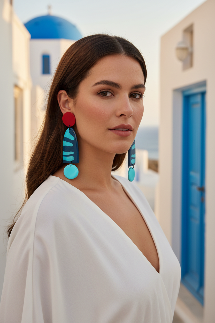 Mykonos earrings 1