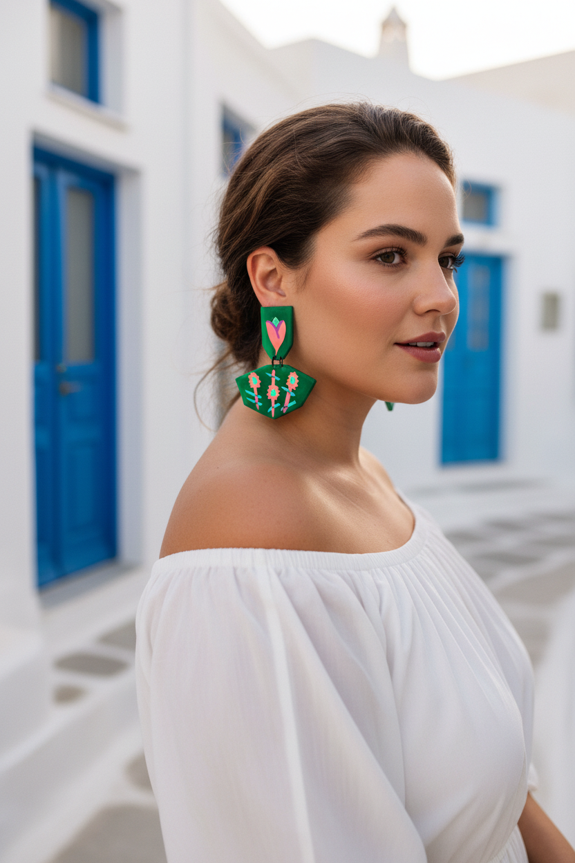 Mykonos earrings 2