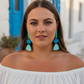 Mykonos earrings close-up