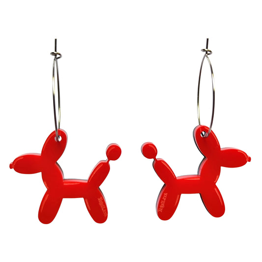 BALLOON DOG rojo / aro acero