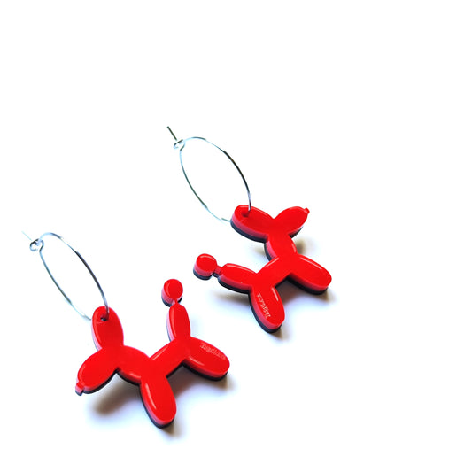 BALLOON DOG rojo / aro acero